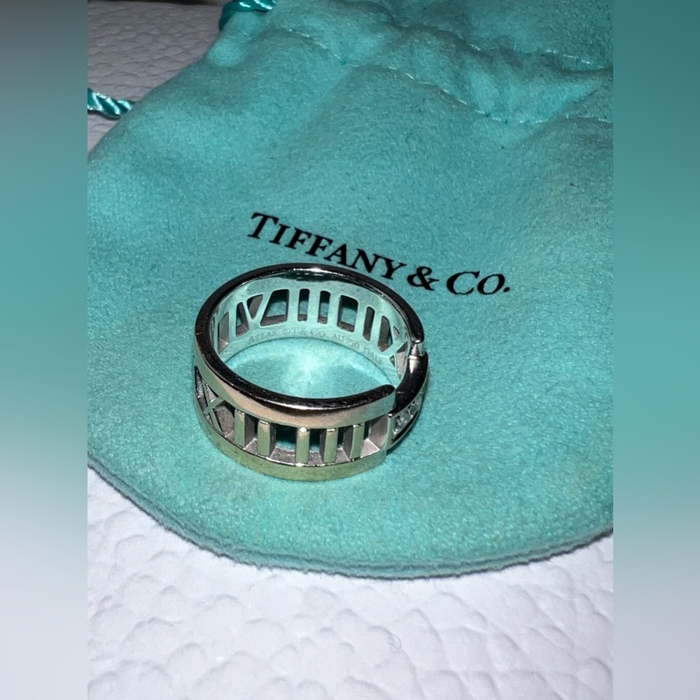 TFFANY & CO. ATLAS RING - Picture 2 of 5